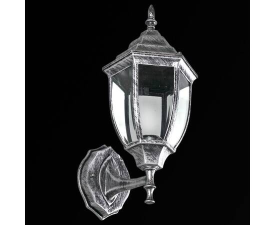 Уличный настенный светильник Reluce 00837-0.2-001SW BKSL, изображение 4