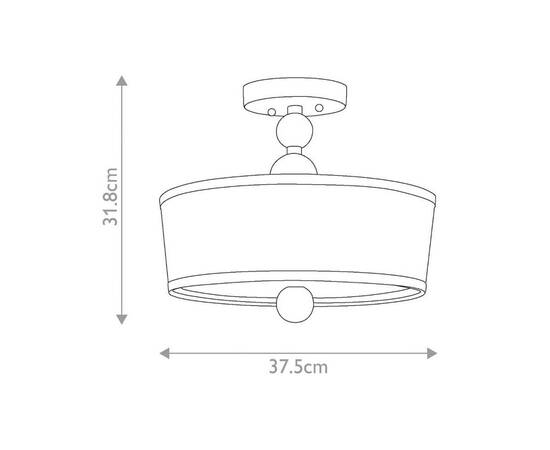 Потолочный светильник Hinkley Zelda HK-ZELDA-SF-PN, изображение 5