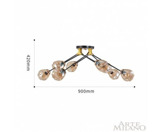 Потолочная люстра Arte Milano Amalfi 252588/8 Br, изображение 2