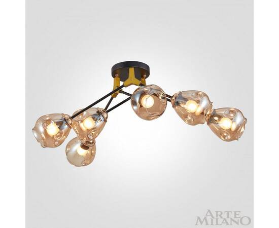 Потолочная люстра Arte Milano Amalfi 252588/6 Br, изображение 5