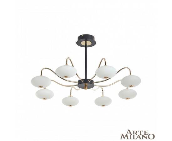 Люстра на штанге Arte Milano 273908/8 BK/GD