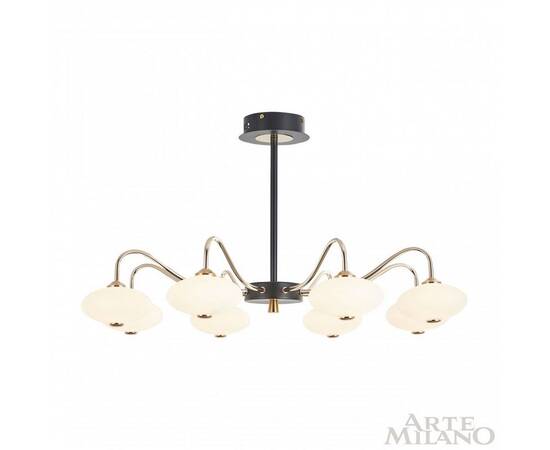 Люстра на штанге Arte Milano 273908/8 BK/GD, изображение 4