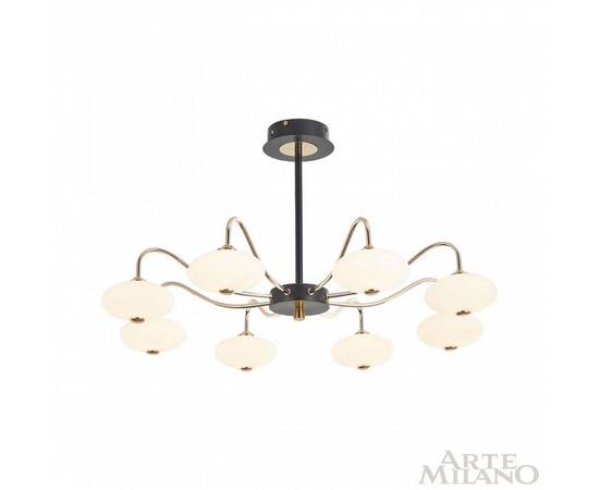 Люстра на штанге Arte Milano 273908/8 BK/GD, изображение 5