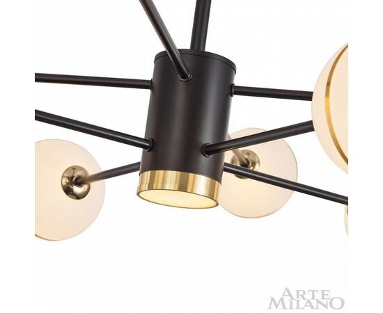 Люстра на штанге Arte Milano 272069/8 BK, изображение 4