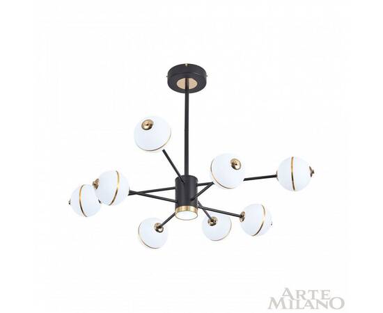 Люстра на штанге Arte Milano 272069/8 BK, изображение 6
