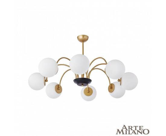 Люстра на штанге Arte Milano Napoli 312066/D940/8 BS/BK