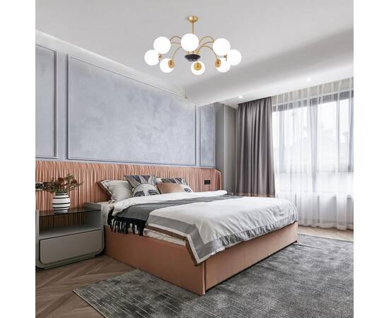 Люстра на штанге Arte Milano Napoli 312066/D940/8 BS/BK, изображение 2