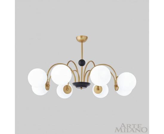 Люстра на штанге Arte Milano Napoli 312066/D940/8 BS/BK, изображение 8