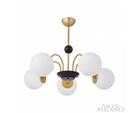 Люстра на штанге Arte Milano Napoli 312066/D700/5 BS/BK, изображение 2