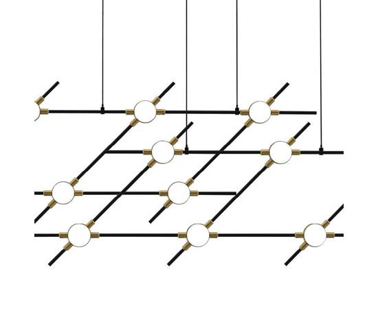 Подвесная люстра DeLight Collection Molecular MD18001067-14A black/gold, изображение 2
