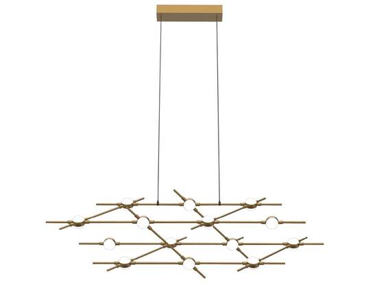 Подвесная люстра DeLight Collection Molecular MD18001067-14A black/gold, изображение 3