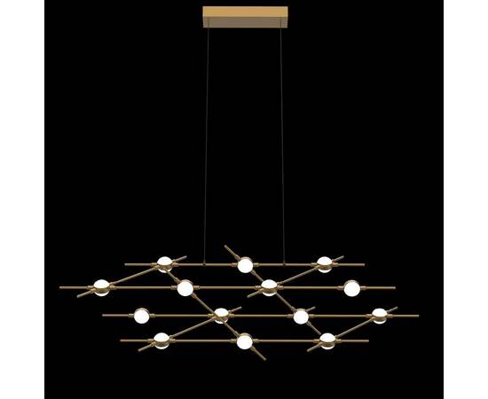 Подвесная люстра DeLight Collection Molecular MD18001067-14A black/gold, изображение 4