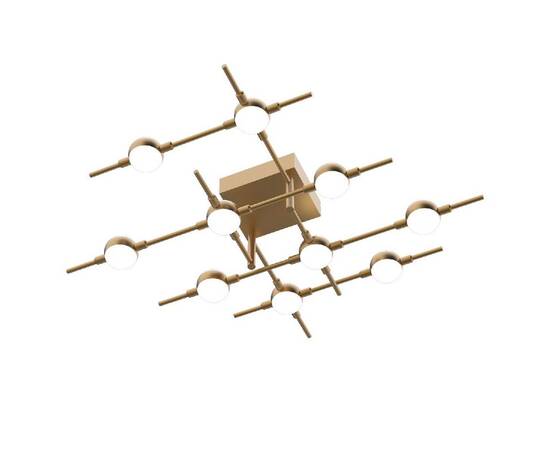 Потолочная люстра DeLight Collection Molecular MX18001067-10A gold