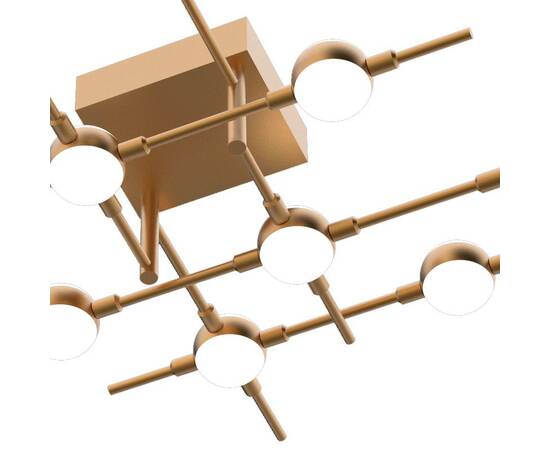 Потолочная люстра DeLight Collection Molecular MX18001067-10A gold, изображение 2