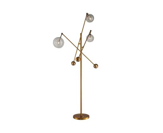 Торшер DeLight Collection Globe Mobile KG0965F-3 brass, изображение 2