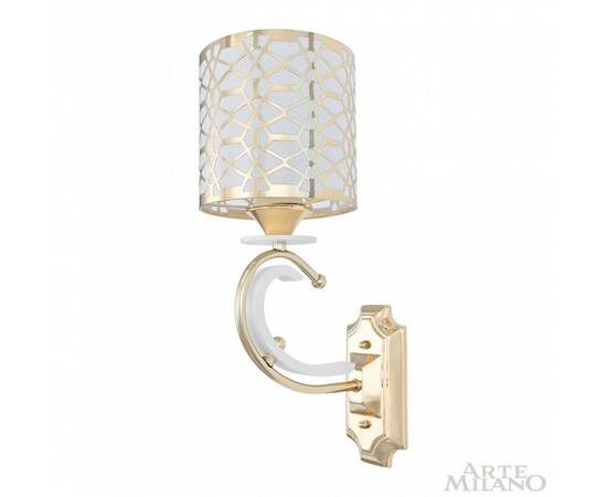 Бра Arte Milano Florentia-1237 301237/1W Wh/Gd, изображение 3