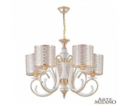 Подвесная люстра Arte Milano Florentia-1237 301237/5 Wh/Gd