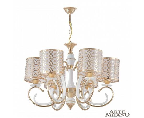 Подвесная люстра Arte Milano Florentia-1237 301237/6 Wh/Gd