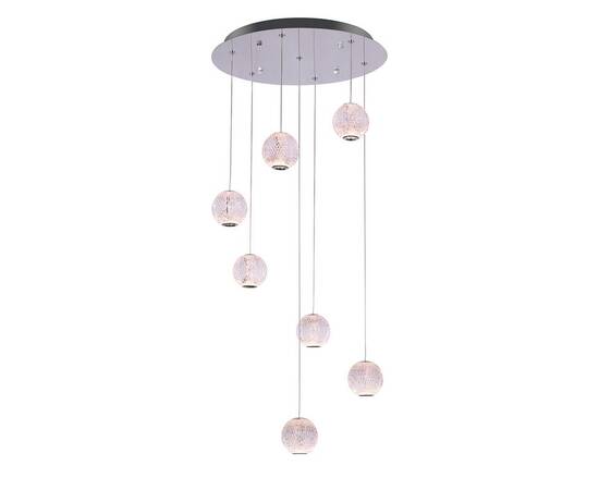 Подвесная люстра DeLight Collection Elliot Diamante MD20001012-7A chrome