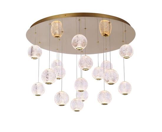 Подвесная люстра DeLight Collection Elliot Diamante MD20001012-17A gold