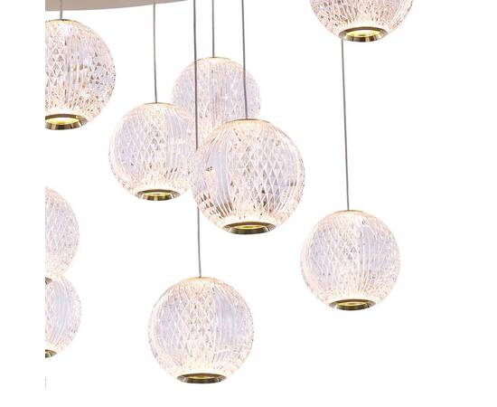 Подвесная люстра DeLight Collection Elliot Diamante MD20001012-17A gold, изображение 2