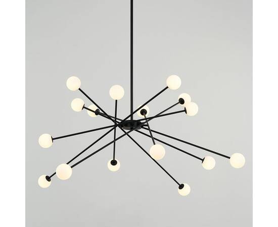 Люстра на штанге DeLight Collection MD19001025-16A black, изображение 3