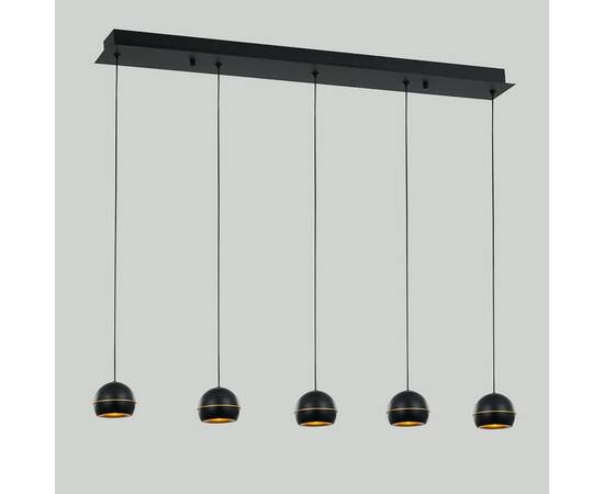 Подвесная люстра DeLight Collection MD21001034-5B black/gold, изображение 2