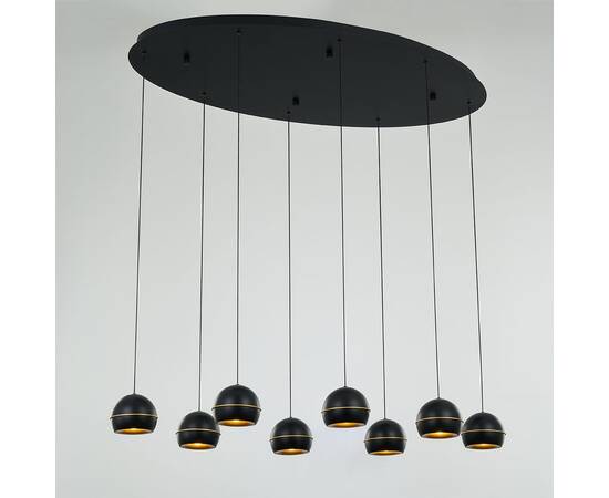 Подвесная люстра DeLight Collection MD21001034-8A black/gold, изображение 2