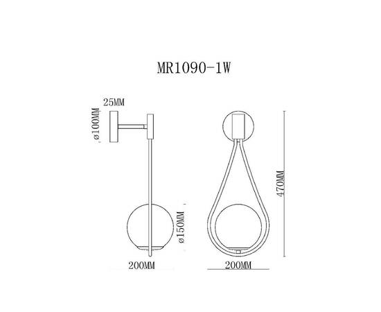 Бра MyFar Florenz MR1090-1W, изображение 6