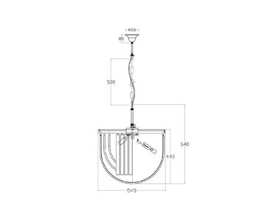 Подвесная люстра Garda Decor 20MD3279-6, изображение 3