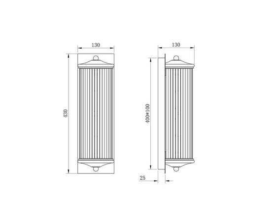 Настенный светильник Garda Decor K2KG0604W-1, изображение 2