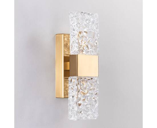 Настенный светильник DeLight Collection Wall lamp 88068W gold/clear, изображение 3