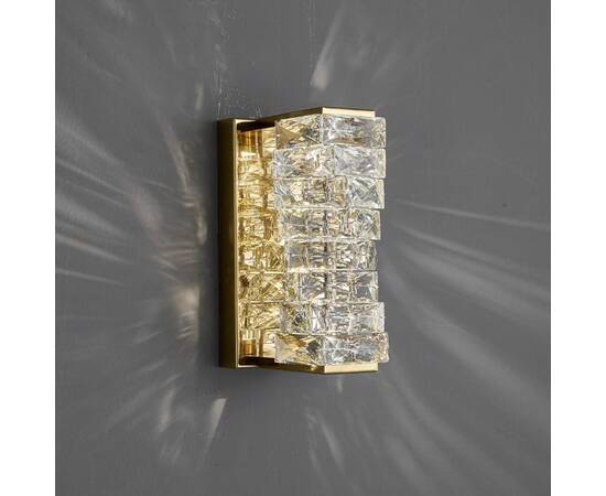 Настенный светильник DeLight Collection Glissando 6005W/S gold/clear, изображение 2