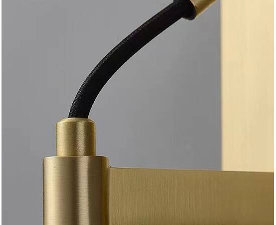 Бра DeLight Collection Wall lamp 8960-1W brass/clear, изображение 5