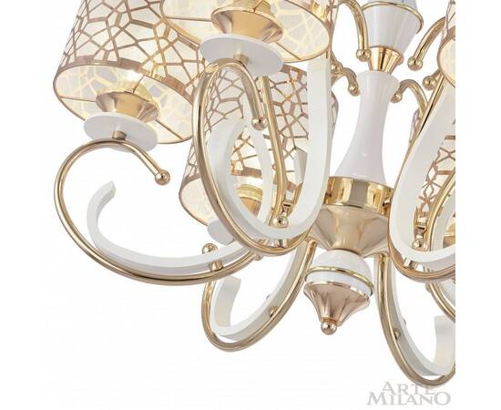 Подвесная люстра Arte Milano Florentia-1237 301237/6 Wh/Gd, изображение 9