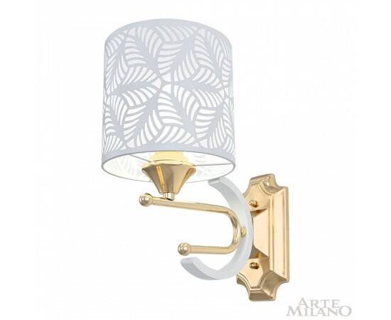 Бра Arte Milano Florentia-2097 302097/1W Wh/Gd, изображение 2