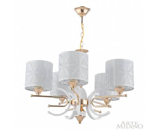 Подвесная люстра Arte Milano Florentia-2097 302097/5 Wh/Gd, изображение 4