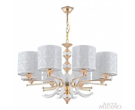 Подвесная люстра Arte Milano Florentia-2097 302097/8 Wh/Gd, изображение 3