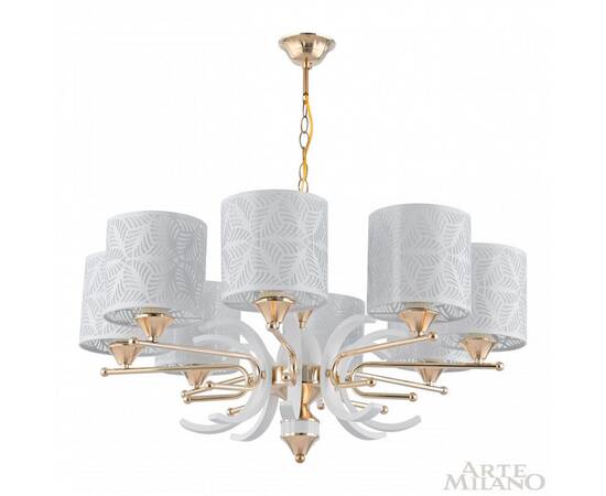 Подвесная люстра Arte Milano Florentia-2097 302097/8 Wh/Gd, изображение 4