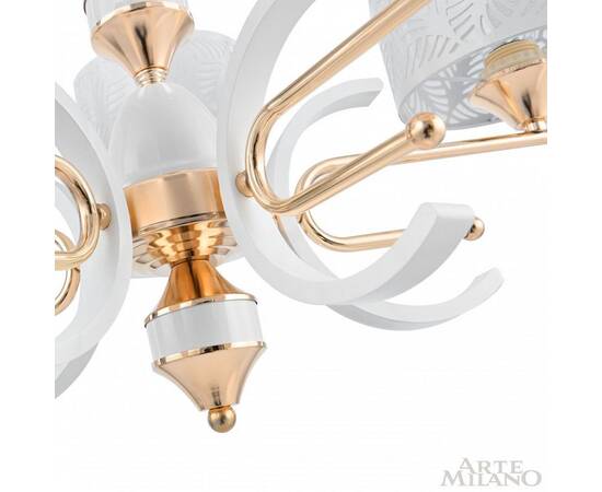 Подвесная люстра Arte Milano Florentia-2097 302097/8 Wh/Gd, изображение 9