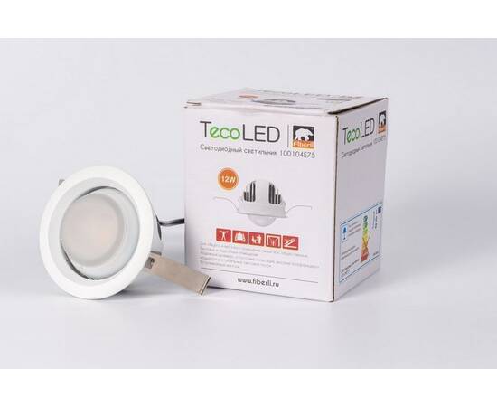 Встраиваемый светодиодный светильник Fiberli 100104Е75(W) 12130401, изображение 5