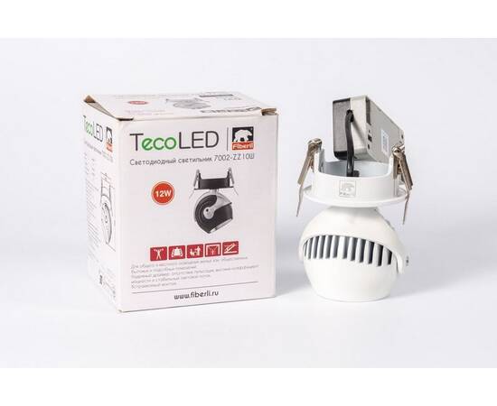 Встраиваемый светодиодный светильник Fiberli 7002-ZZ10W(W) 12130501, изображение 6