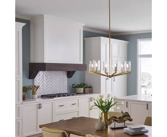 Люстра на штанге Kichler QN-NYE6-BNB, изображение 5