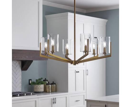 Люстра на штанге Kichler QN-NYE6-BNB, изображение 6