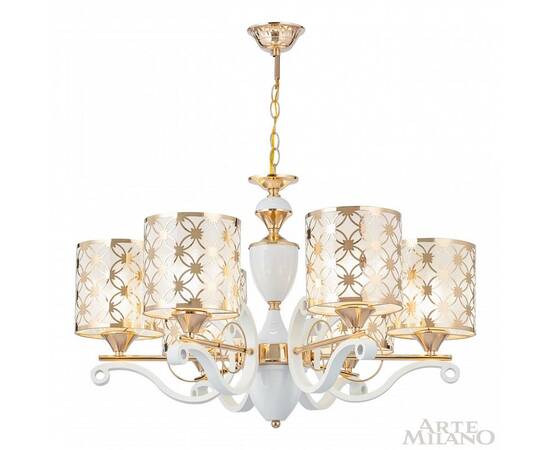 Подвесная люстра Arte Milano Florentia-3097 303097/6 Wh/Gd, изображение 3