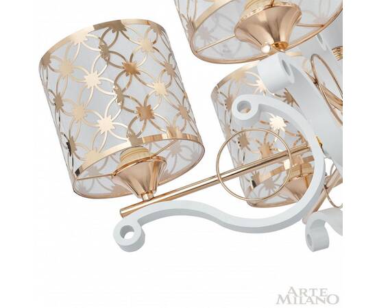 Подвесная люстра Arte Milano Florentia-3097 303097/8 Wh/Gd, изображение 6