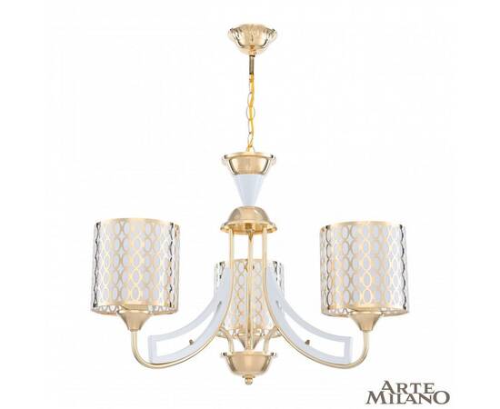 Подвесная люстра Arte Milano Florentia-3387 303387/3 Wh/Gd