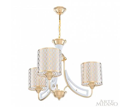 Подвесная люстра Arte Milano Florentia-3387 303387/3 Wh/Gd, изображение 3