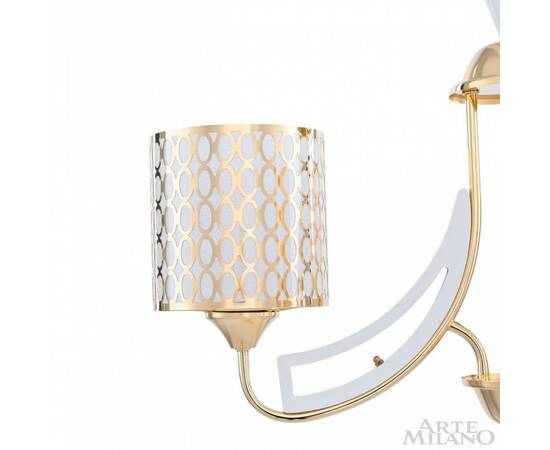 Подвесная люстра Arte Milano Florentia-3387 303387/3 Wh/Gd, изображение 4