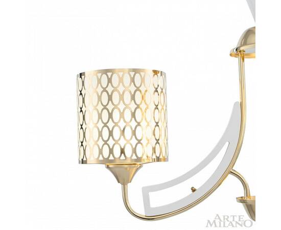 Подвесная люстра Arte Milano Florentia-3387 303387/3 Wh/Gd, изображение 5